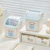 Desktop storage box, multi-functional snack and toy organizing basket, wardrobe, living room home, cute cartoon miscellaneous storage box details Picture